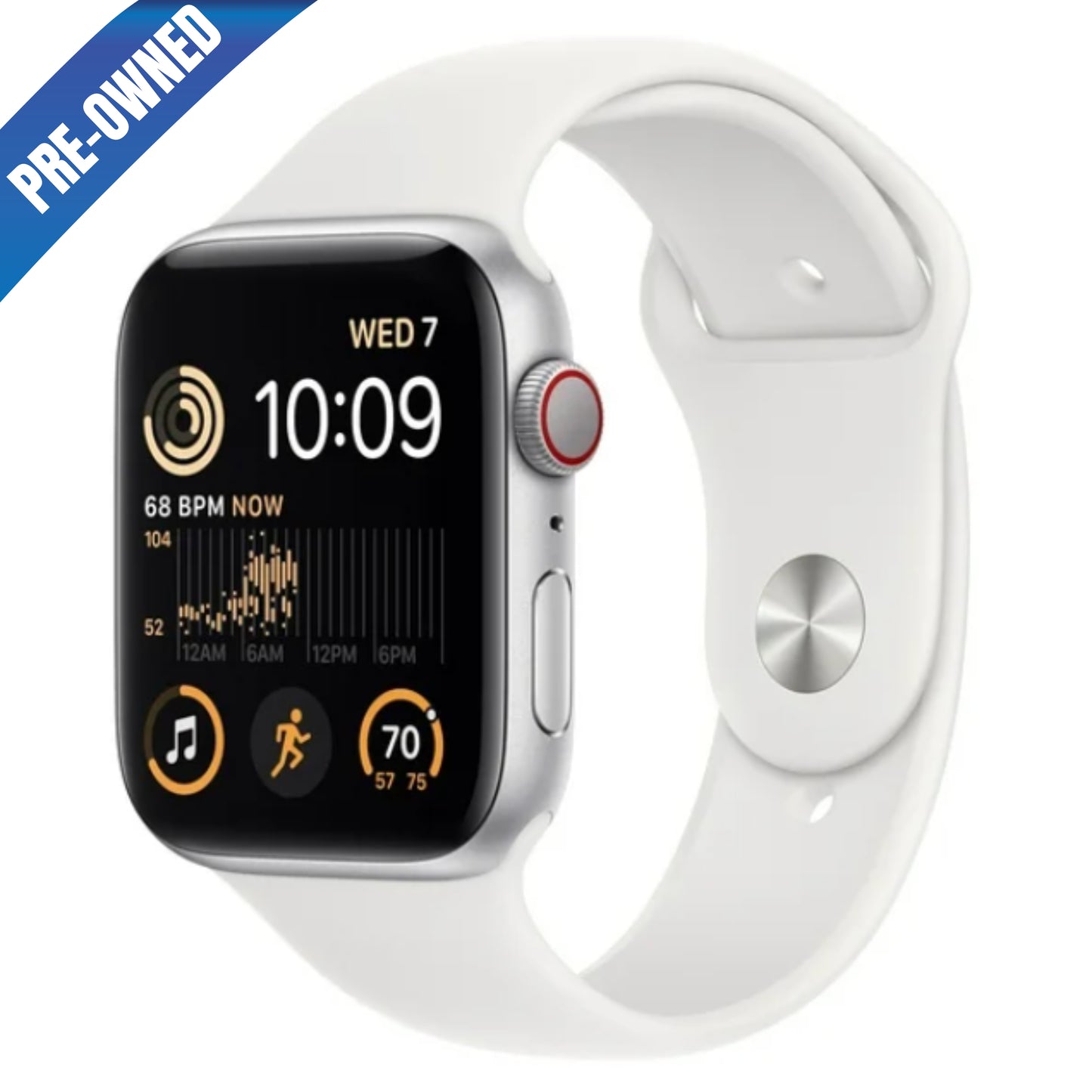 Apple Watch Series SE 2022 (2nd Gen) GPS+Cellular 40MM White Pre-Owned