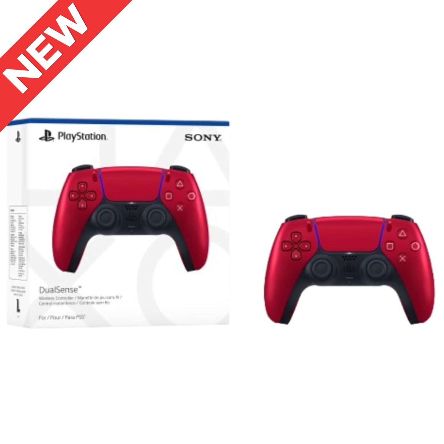 PlayStation DualSense Wireless Controller - Volcanic Red - New