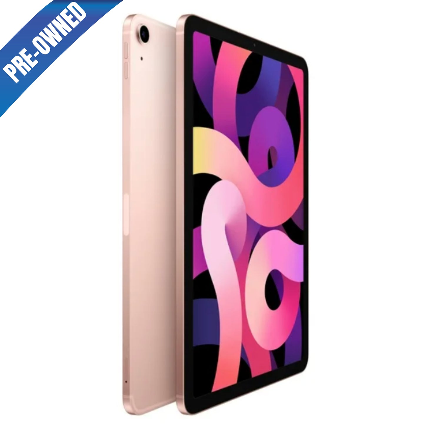 iPad Air 4th Gen, 10.9" 64GB Rose Gold (Cellular Unlocked + Wi-Fi) Pre-Owned