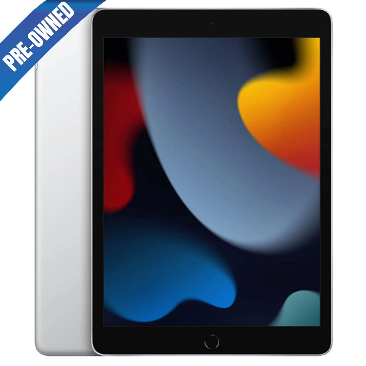 iPad de 9.ª generación, 10,2" y 64 GB plateado (celular desbloqueado + Wi-Fi) usado