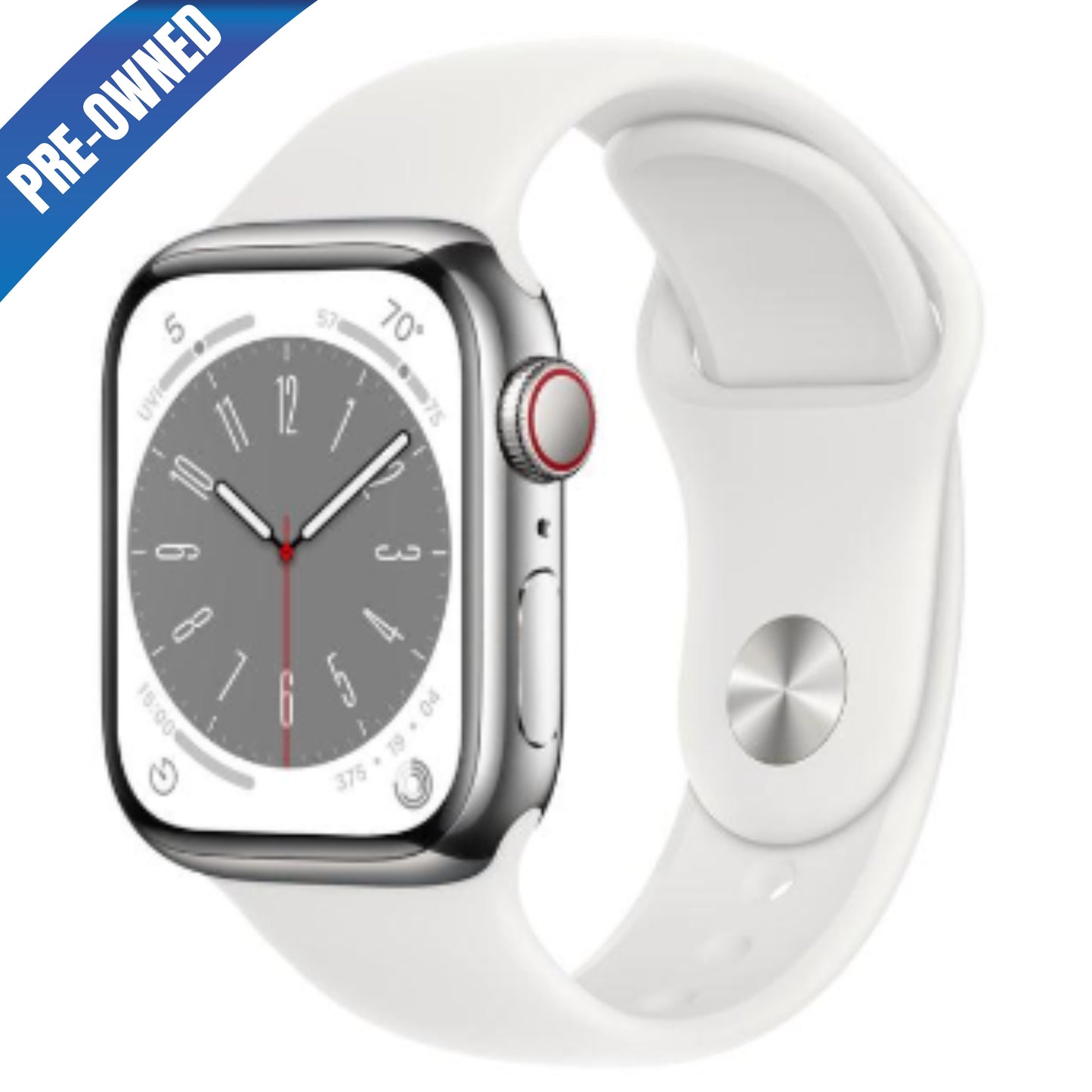 Apple Watch Series 9 45mm Silver (GPS+Cellular) Pre-Owned