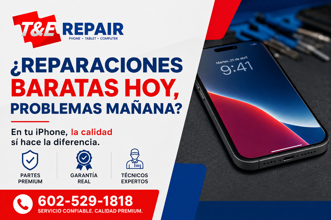 ¿Por qué las reparaciones baratas de iPhone terminan saliendo más caras?