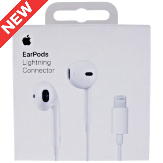 Apple EarPods with Lightning Connector - White - New