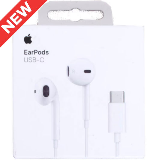 Apple EarPods with Typc C Connector - White - New