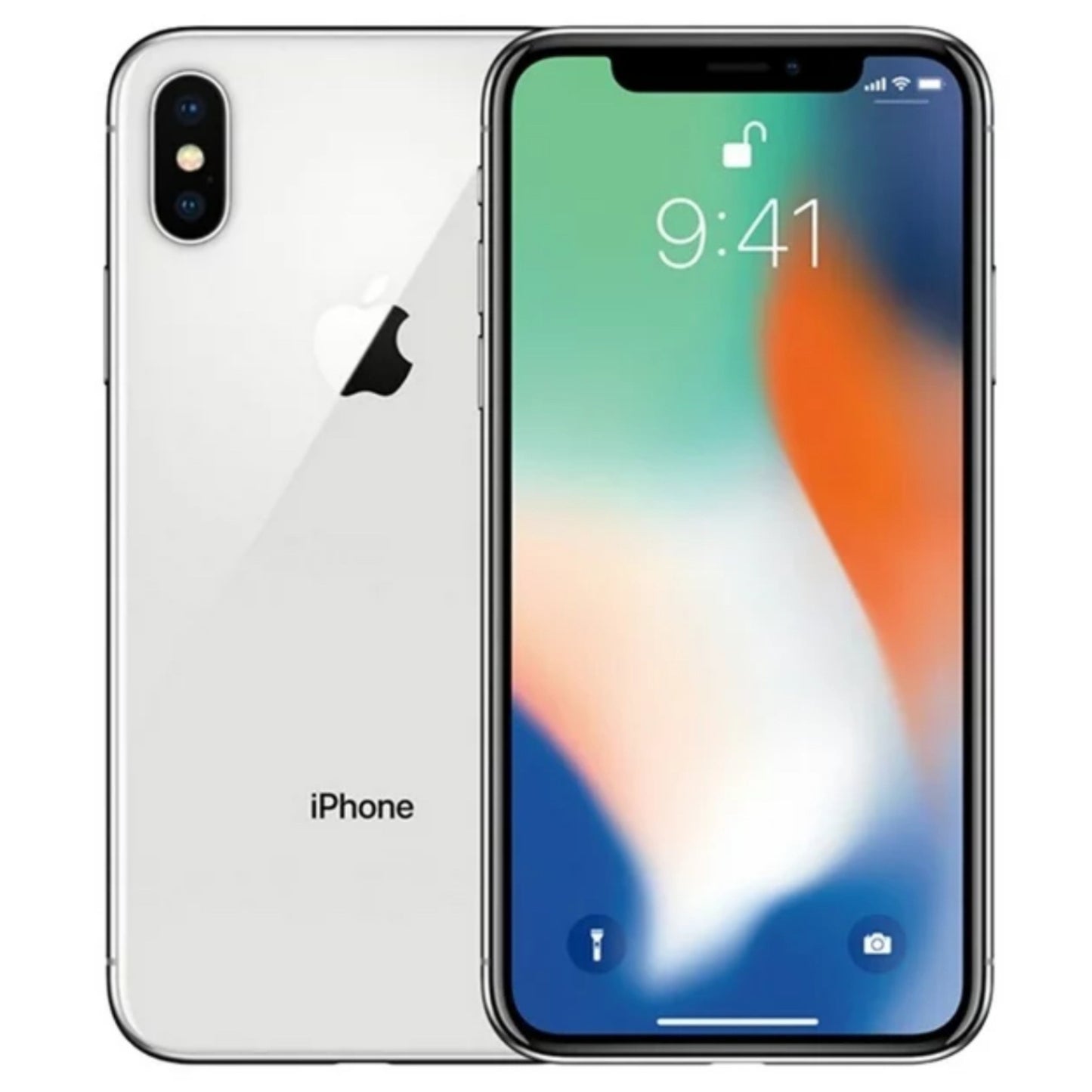 iPhone X Silver 64GB (Unlocked) Pre-Owned