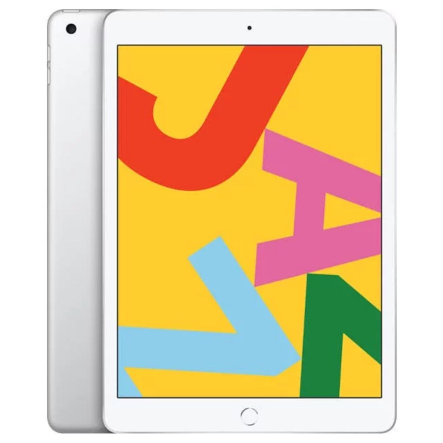 iPad 7th Gen, 10.2" 128GB Silver (Cellular Unlocked + Wi-Fi) Pre-Owned