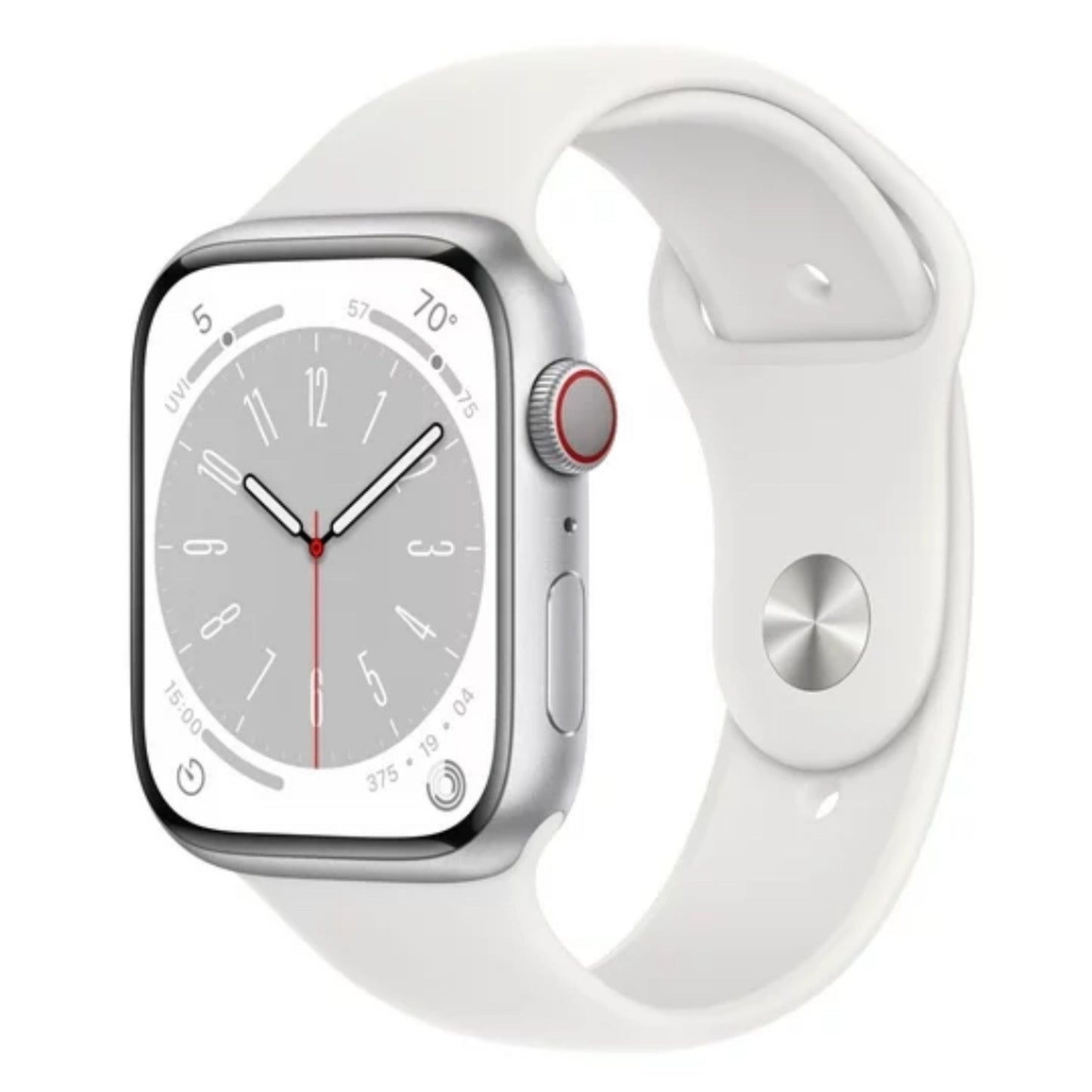 Apple Watch Series 8 45 mm plateado (GPS y celular) usado