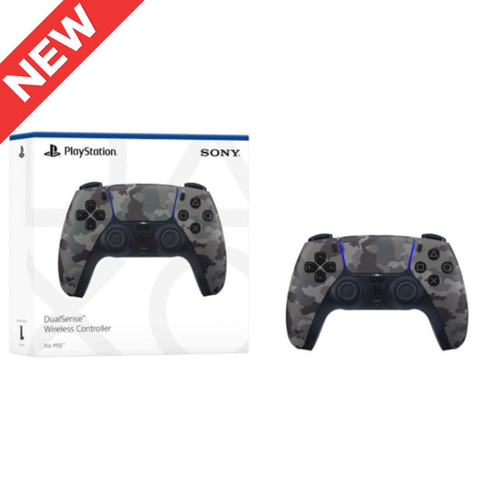 PlayStation DualSense Wireless Controller - Gray Camouflage - New