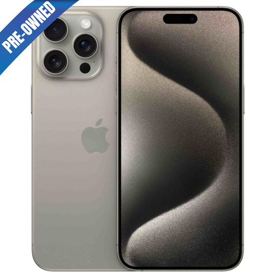 iPhone 15 Pro Max Natural Titanium 1TB (Unlocked) Pre-Owned