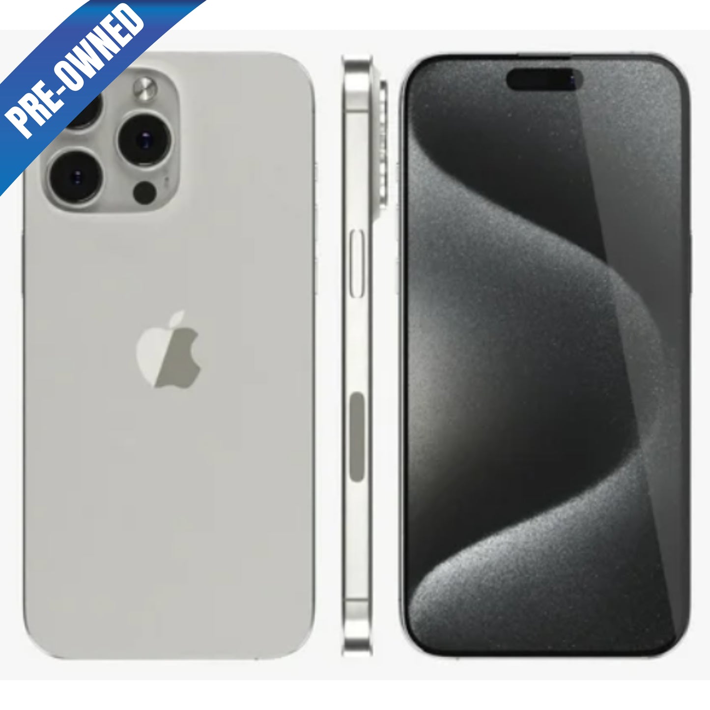 iPhone 15 Pro Max White Titanium 1TB (Unlocked) Pre-Owned