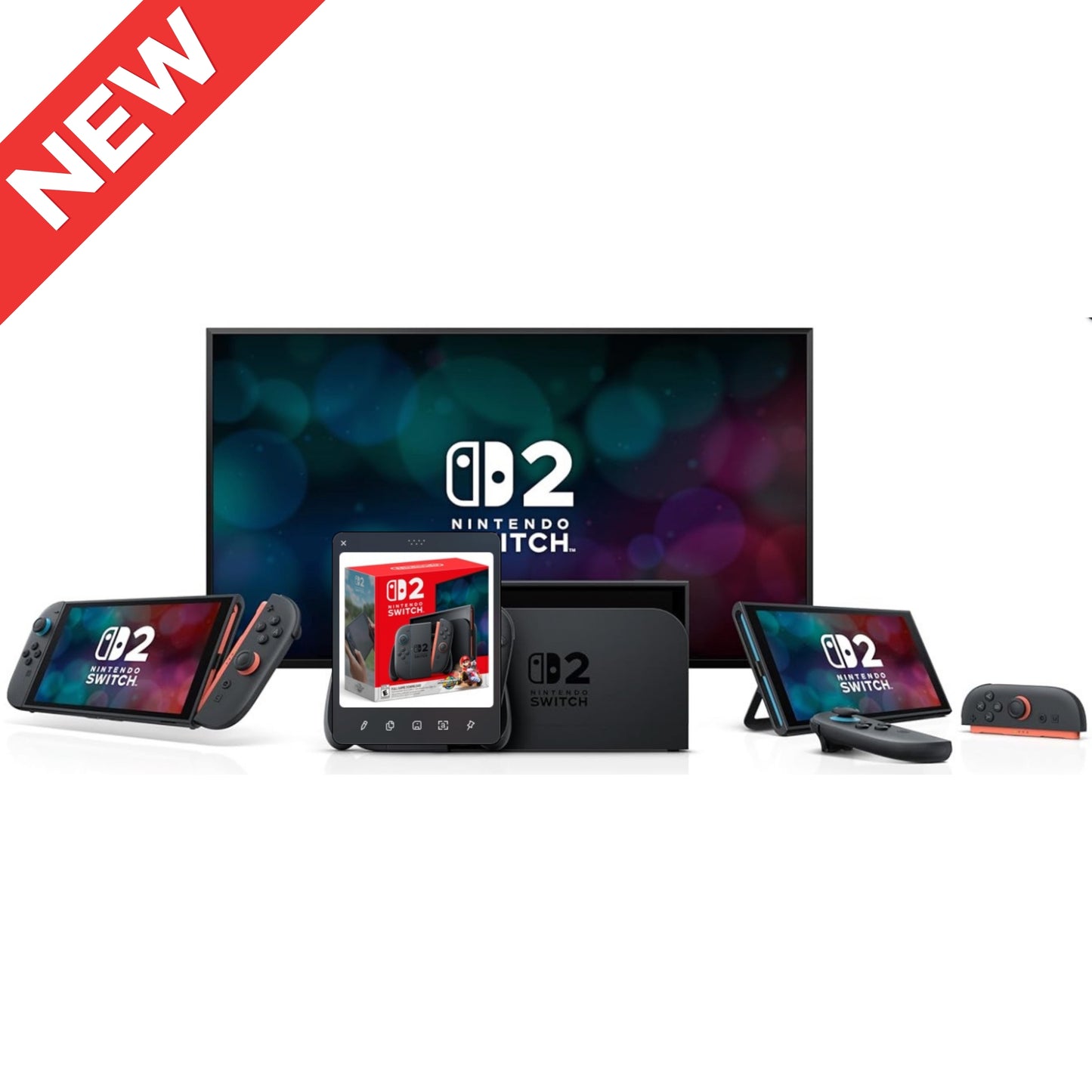 Nintendo Switch 2 + Mario Kart World Bundle - New